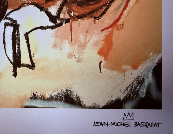 Image 1 of Jean-Michel Basquiat : lithographie, numérotée 50/300.