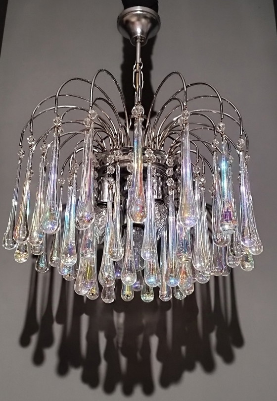 Image 1 of Lustre Murano Vintage Seventies Teardrops