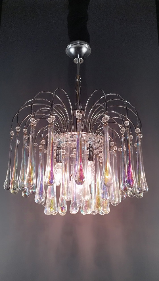 Image 1 of Lustre Murano Vintage Seventies Teardrops