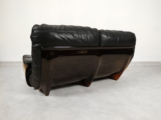 Image 1 of Ligne Roset Marsala - Cuir noir