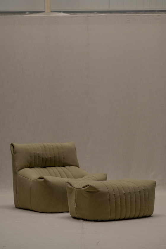 Image 1 of Aralia Easy Chair Set By Michel Ducaroy