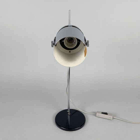 Image 1 of Lampe de table vintage chromée réglable par Stanislav Indra, Tchécoslovaquie 1970