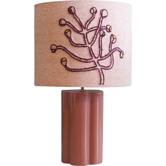 Image 1 of Lampe de table vintage en céramique