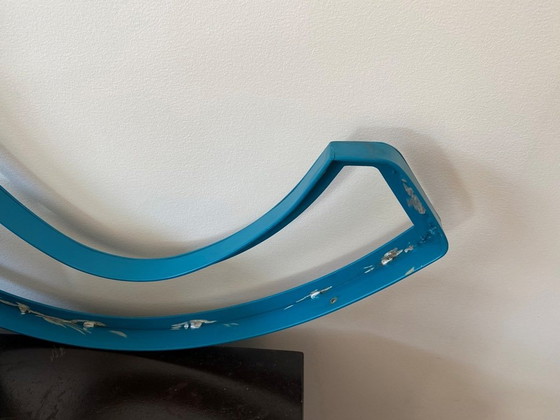 Image 1 of Lettre C D’Enseigne En Aluminium Alu Et Plexiglas Plexi Vintage 1970