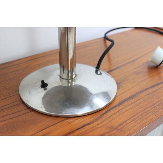 Image 1 of Lampe bauhaus vintage en chrome, Tchécoslovaquie 1930