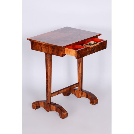 Image 1 of Table d'appoint vintage Biedermeier en noyer, Autriche 1820s