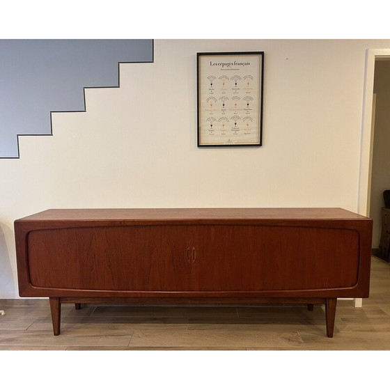 Image 1 of Buffet vintage en teck modèle 142 par Bernhard Pedersen et Søn, Danemark 1960