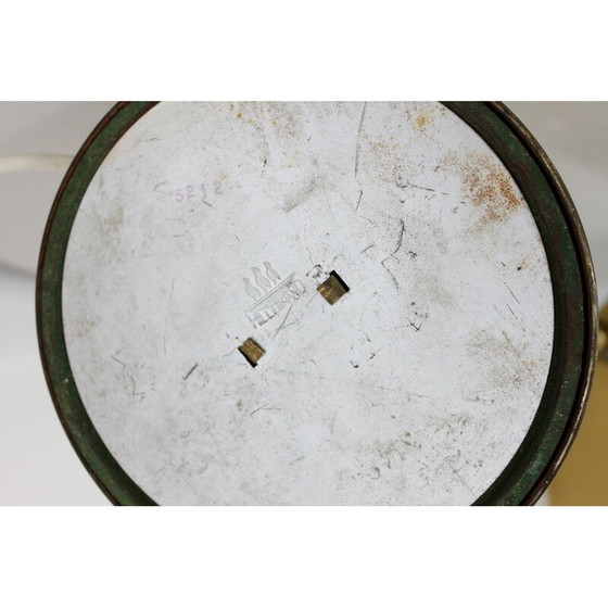 Image 1 of Lampe de bureau vintage Bauhaus en laiton par Egon Hillebrand