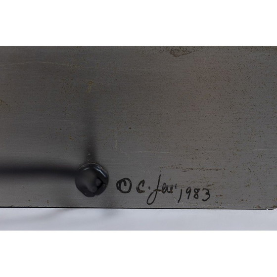 Image 1 of Lampe géométrique vintage de Curtis et Jeré, 1983