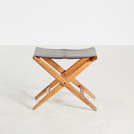 Tabouret vintage par Uno & Östen Kristiansson pour Luxus, 1950s
