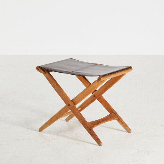 Image 1 of Tabouret vintage par Uno & Östen Kristiansson pour Luxus, 1950s