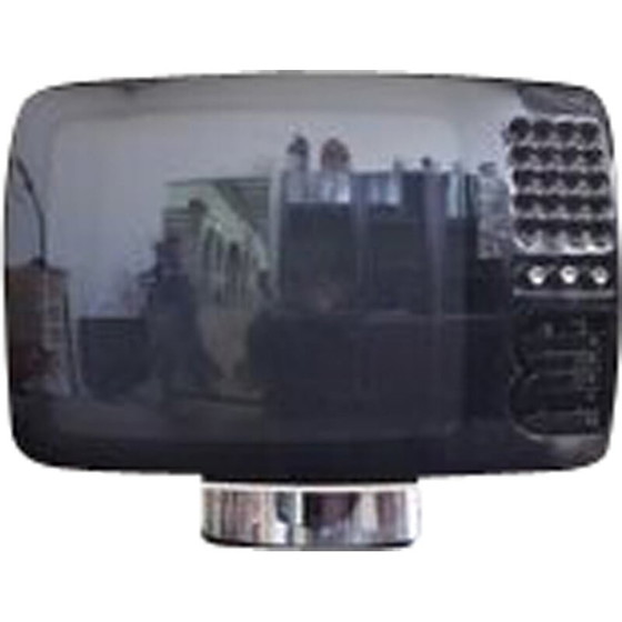 Image 1 of TV vintage en métal et plastique par Brionvega, Italie 1970
