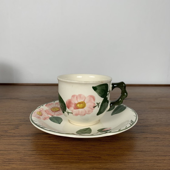 Image 1 of Ensemble de 6 tasses à café/thé + soucoupes et 1 théière/cafetière Villeroy & Boch, Wild Rose Modèle 1970