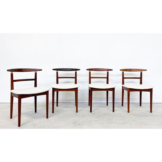 Image 1 of Ensemble de 4 chaises vintage par Vestervig Eriksen, Danemark 1960
