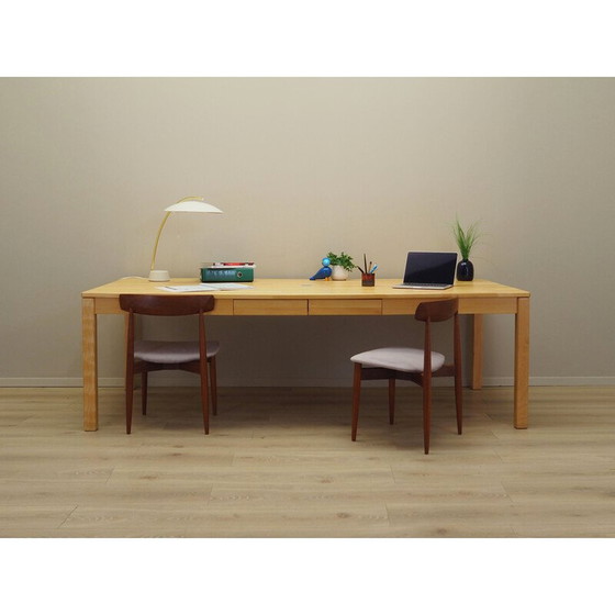 Image 1 of Bureau vintage en hêtre, Danemark 1980