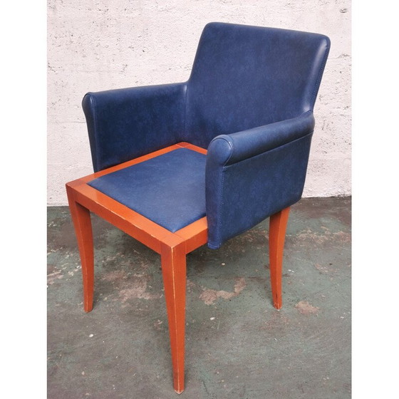 Image 1 of Fauteuil bridge vintage en bois massif par Didier Gomez pour Ligne Roset