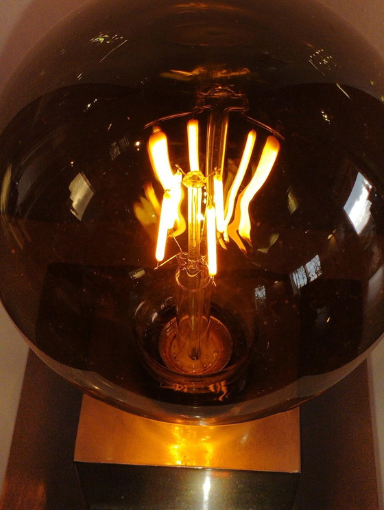 Image 1 of Lampe Cube - À Damier Attribuée À Françoise Sée - Space Age Design - Époque Vintage 60 / 70 Sixties - Seventies - Vintage