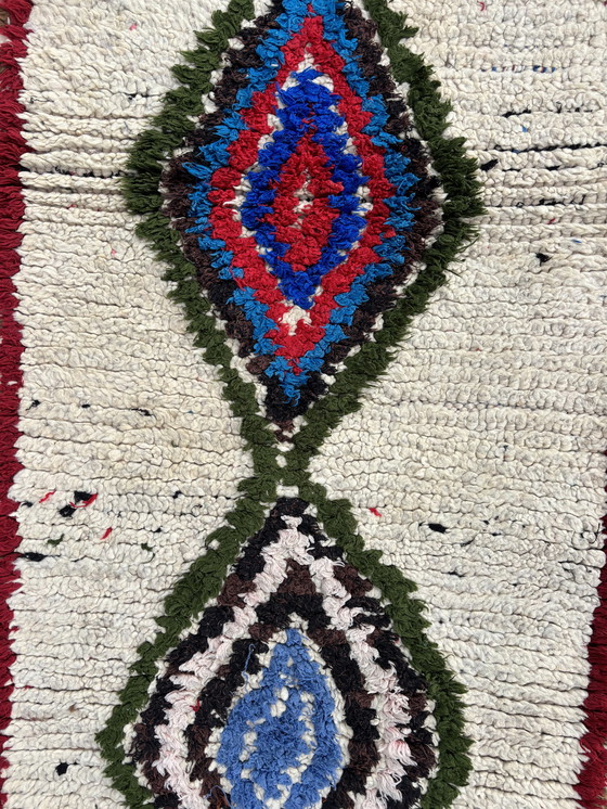 Image 1 of Petit tapis marocain en laine 80X180 Cm