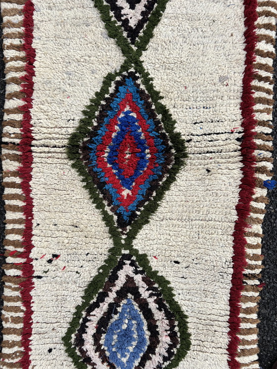 Image 1 of Petit tapis marocain en laine 80X180 Cm