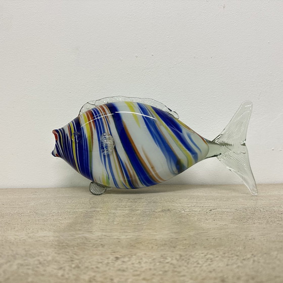 Image 1 of Sculpture de poisson en verre