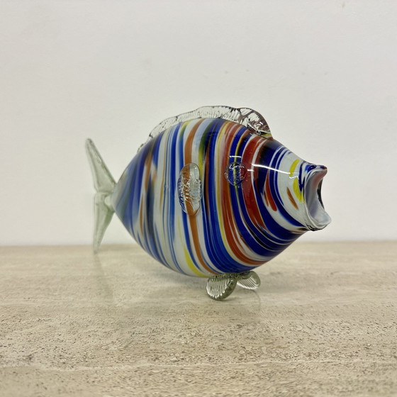 Image 1 of Sculpture de poisson en verre