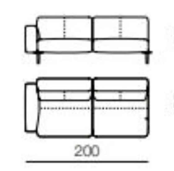 Image 1 of Leolux Pode Melloo Corner Lounge Sofa Show model