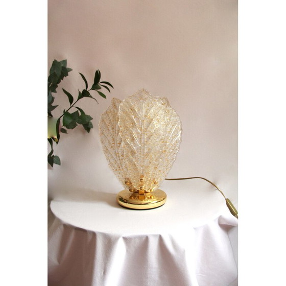 Image 1 of Lampe de table vintage Murano Petali, Italie 1970