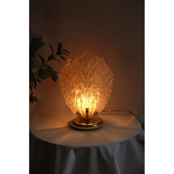 Image 1 of Lampe de table vintage Murano Petali, Italie 1970