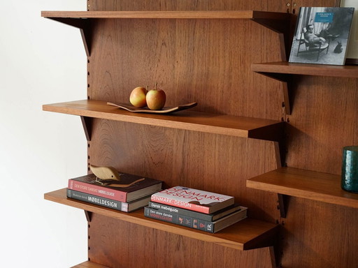 2 Poul Cadovius Module d'étagères en teck Royal Shelf Bibliotheque