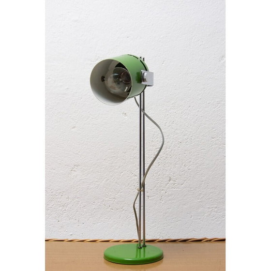 Image 1 of Lampe de table vintage en métal et plastique par Stanislav Indra, Tchécoslovaquie 1970