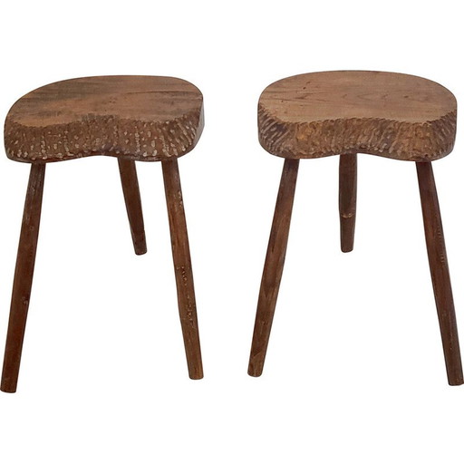 Paire de tabourets vintage, 1960