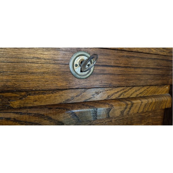 Image 1 of Classeur à rideaux vintage avec étagères amovibles