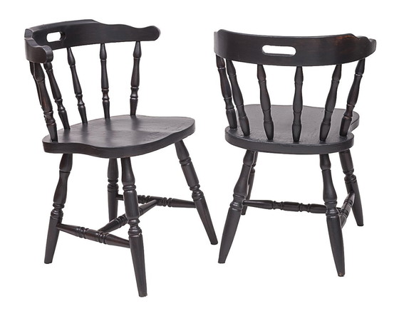 Image 1 of Set De 8 Chaises Bistrot "Cabriolet" 