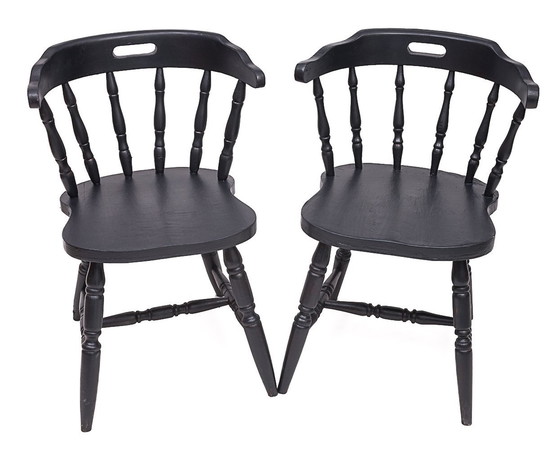 Image 1 of Set De 8 Chaises Bistrot "Cabriolet" 