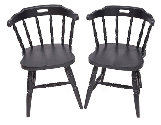 Image 1 of Set De 8 Chaises Bistrot "Cabriolet" 