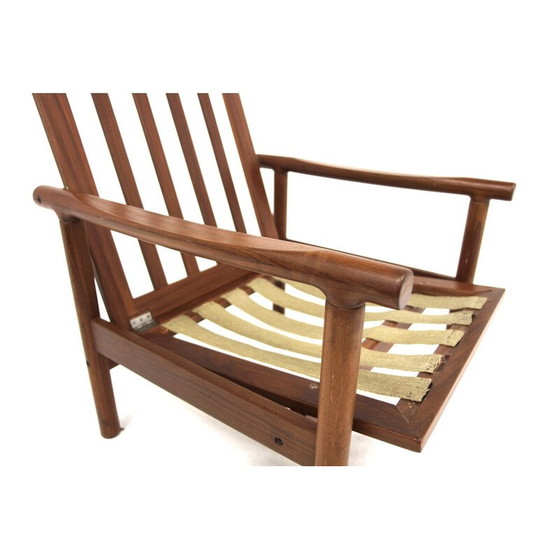 Image 1 of Fauteuil vintage "Neapel" en teck et coussin pour Möbel-Ikea, Suède 1960