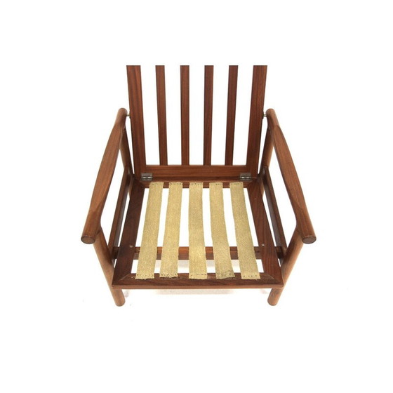 Image 1 of Fauteuil vintage "Neapel" en teck et coussin pour Möbel-Ikea, Suède 1960