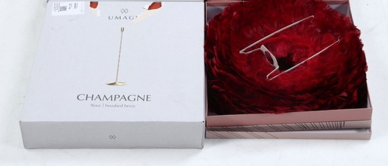 Image 1 of Lampadaire design Umage EOS Mini rouge / Champagne Floor or