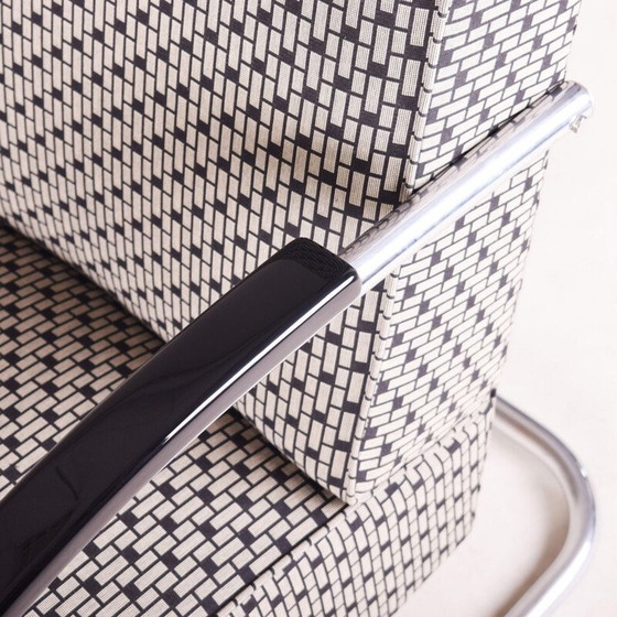 Image 1 of Fauteuil gris vintage par Mucker Melder, Tchécoslovaquie années 1930