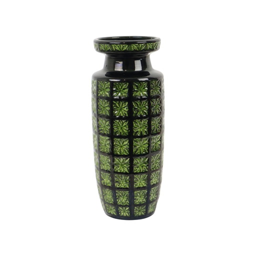 Rare vase à prisme Scheurich vert