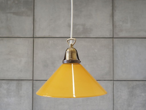 Lampe suspendue, design danois, années 1960, fabricant : Soholm