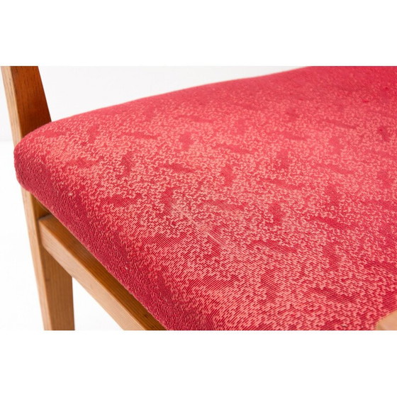 Image 1 of Paire de fauteuils vintage en bois de hêtre et coussins, 1960