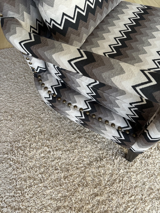 Image 1 of Chaise Eichholz Gregory Chevron Brown