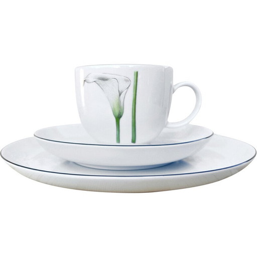 Service à déjeuner vintage en porcelaine pour Seltmann Weiden, Allemagne 1980