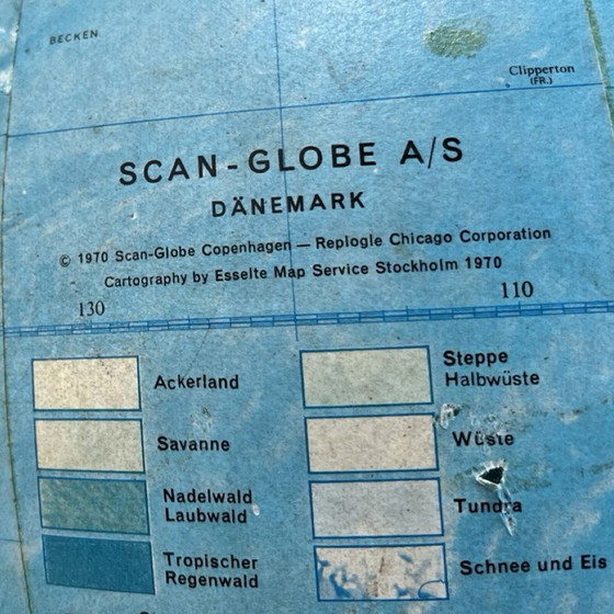 Image 1 of Lampe vintage en teck et laiton pour Scan Globe, Danemark 1970