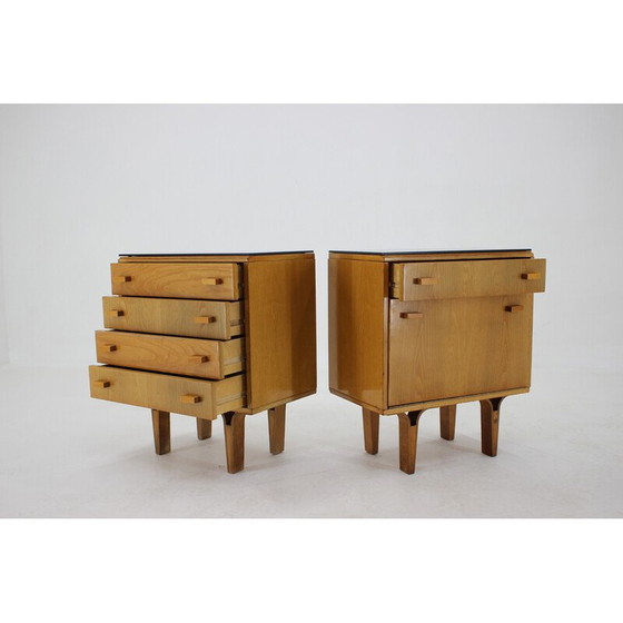 Image 1 of Paire de commodes vintage par Frantisek Mezulanik, Tchécoslovaquie 1960