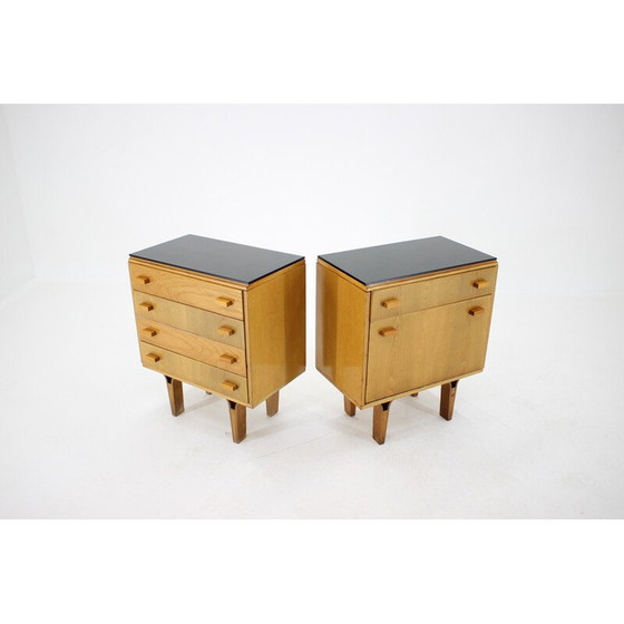 Image 1 of Paire de commodes vintage par Frantisek Mezulanik, Tchécoslovaquie 1960