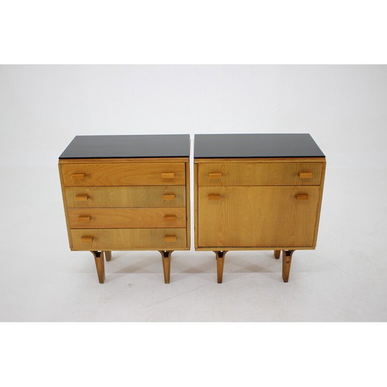 Image 1 of Paire de commodes vintage par Frantisek Mezulanik, Tchécoslovaquie 1960