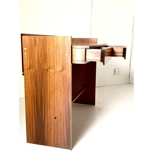 Bureau vintage en bois de rose pour Mim Roma, Italie 1970