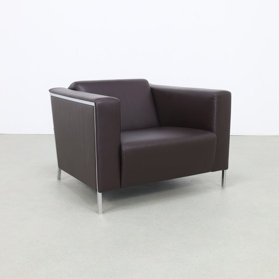 Image 1 of Fauteuil design en cuir Moroso